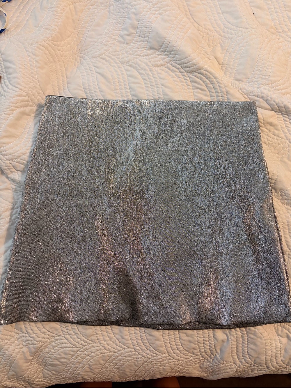 H&M Black Skirt with Cream Waistband Trim